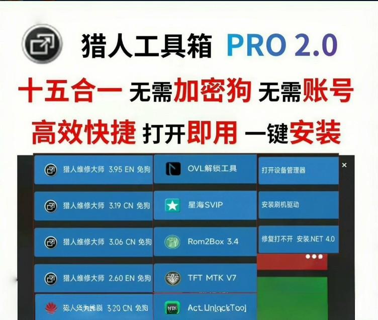 最新猎人解锁多功能工具箱15合一